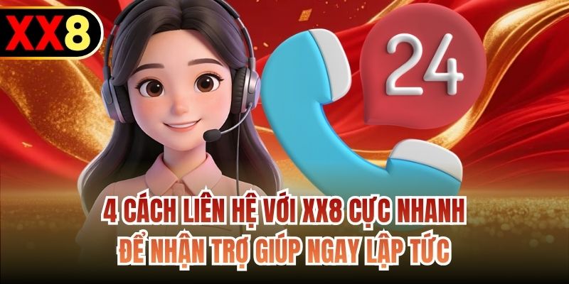 4 cách liên hệ với XX8 cực nhanh để nhận trợ giúp ngay lập tức